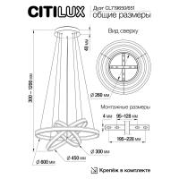 Подвесной светильник Citilux  Дуэт CL719651